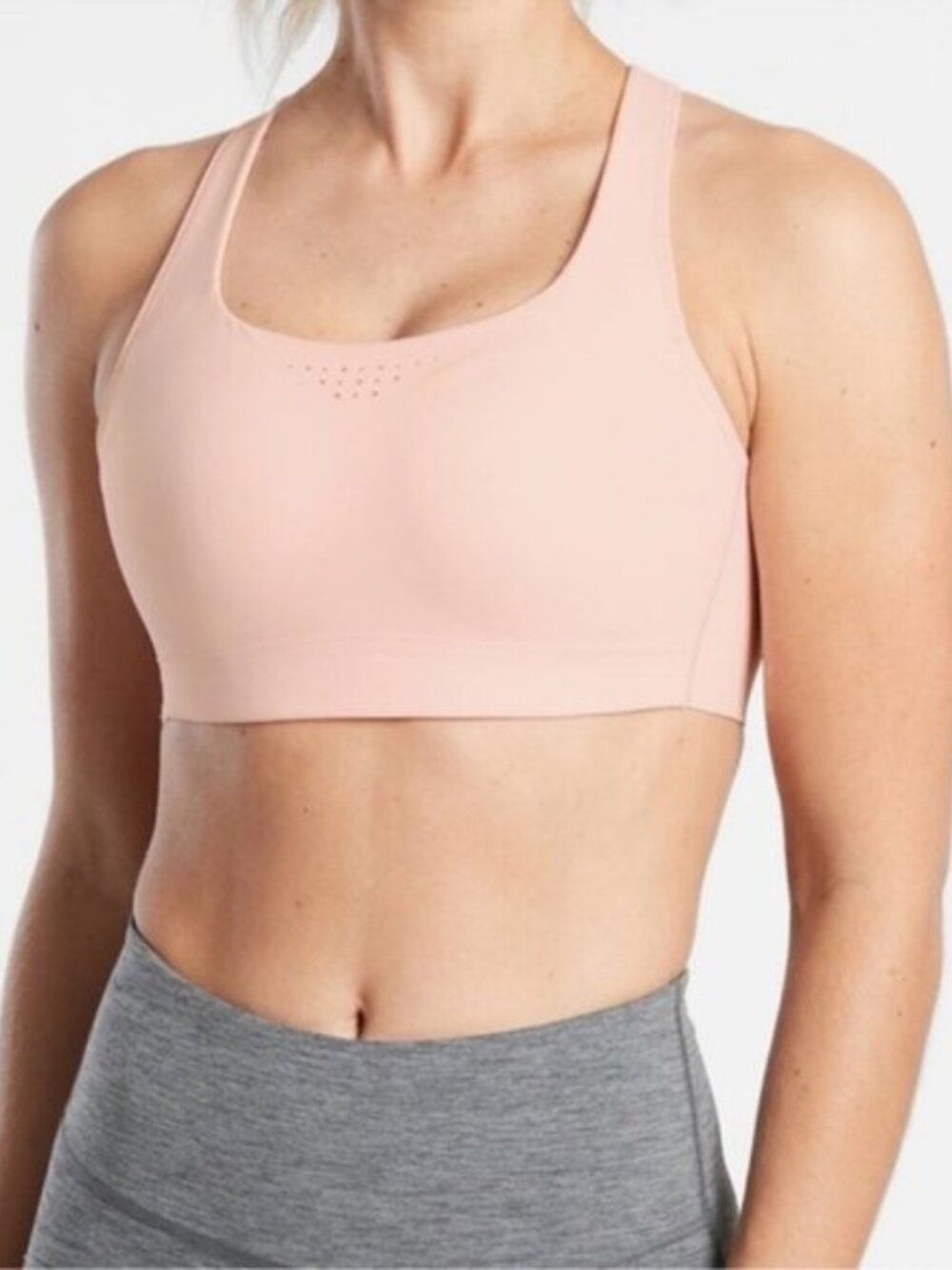 Athleta Phenomena Light Pink Sports Bra